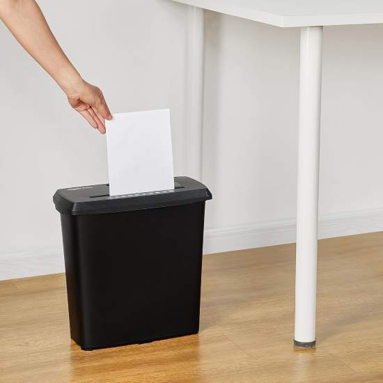 Amazon Basics 8-Sheet Strip-Cut Shredder