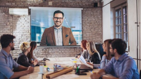 How often should I calibrate my office projector colors