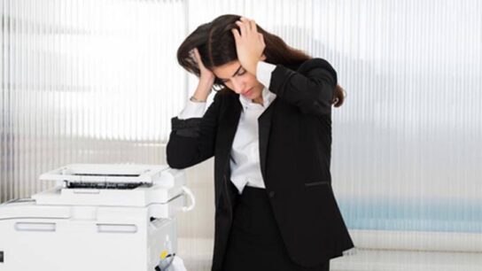 What causes the most paper jams in office postage meters