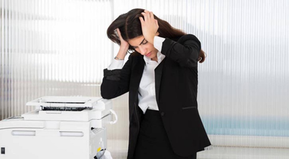 What causes the most paper jams in office postage meters