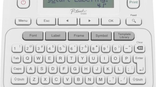 Brother P-Touch PT-D220 label maker for easy home and office organization