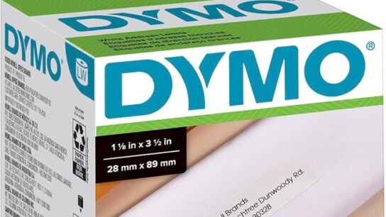 DYMO LW White Mailing Labels 1-1/8" x 3-1/2" for LabelWriter, 700 total labels