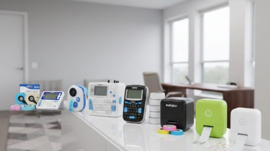 Comparison of the best label makers in 2026 from Brother, DYMO, SUPVAN, and Nelko