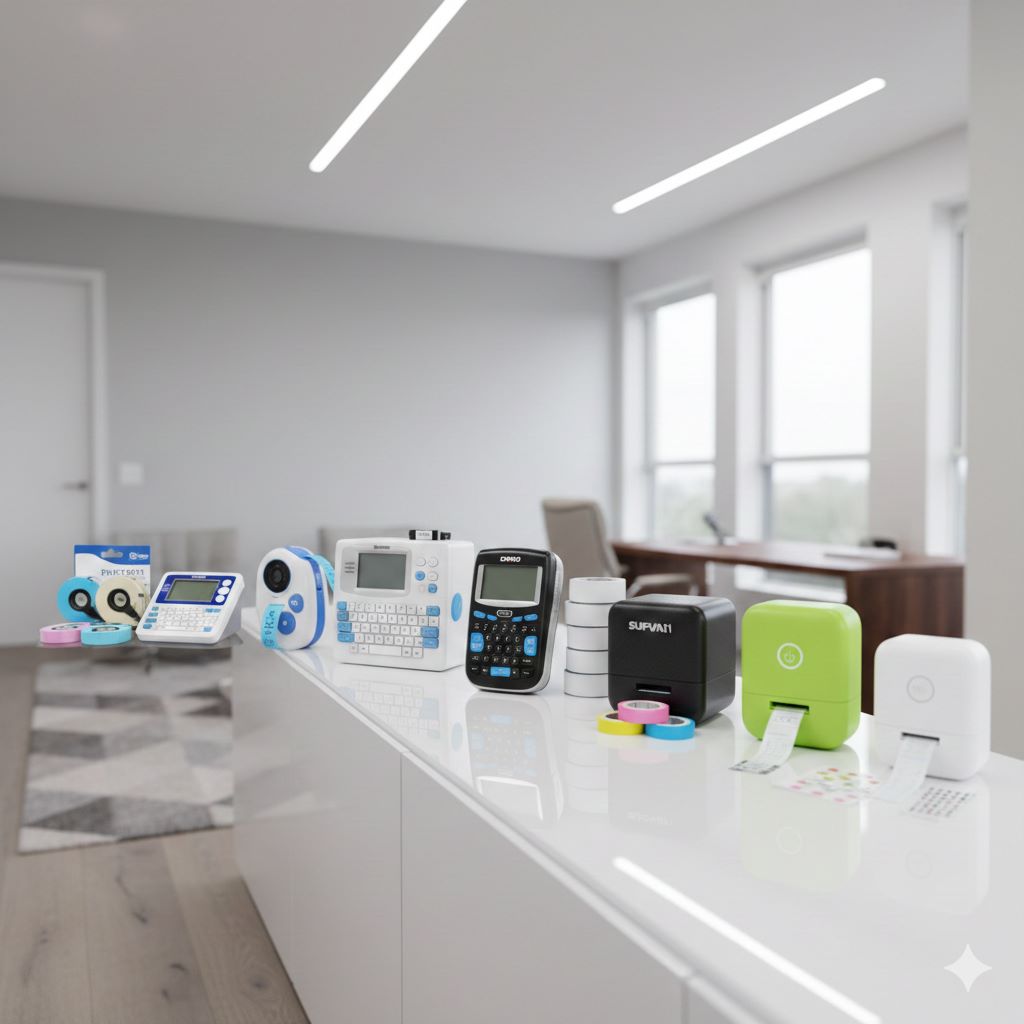 Comparison of the best label makers in 2026 from Brother, DYMO, SUPVAN, and Nelko