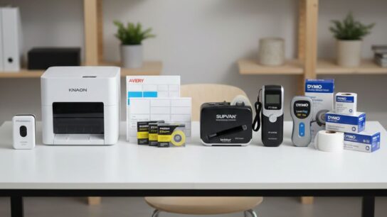 Portable label makers and thermal shipping printers compared with label tapes for home and business