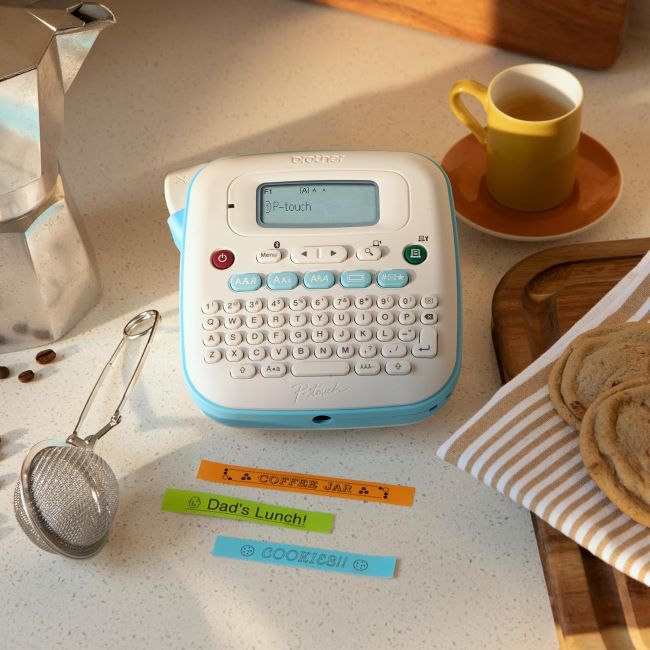 Brother P-Touch PT-N25BT personal connected label maker, Bluetooth, portable, prints color labels via Design&Print2 app