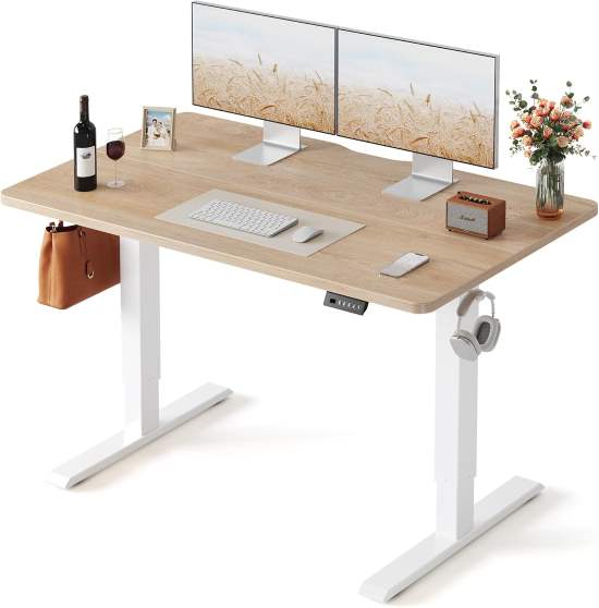 FEZIBO Electric Standing Desk Adjustable Height Computer Workstation