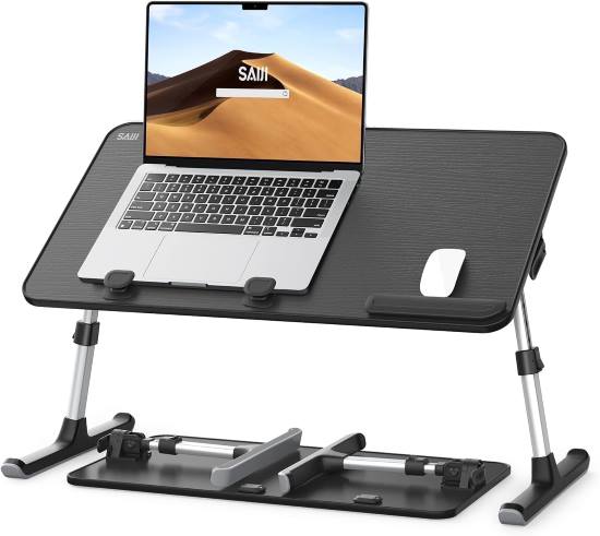 SAIJI Adjustable Portable Foldable Laptop Desk