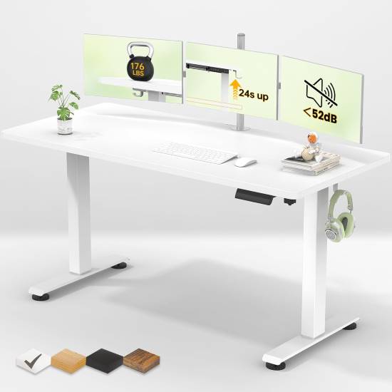 Veken Electric Standing Desk Adjustable Height Computer Desk