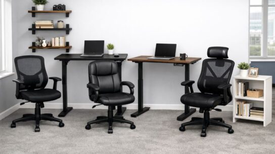 Collection of best affordable office chairs and desks for 2026 with ergonomic support and adjustable features