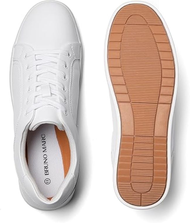 Bruno Marc Casual Dress Sneakers – men’s casual skate-style dress sneakers for everyday comfort and smart casual outfits.