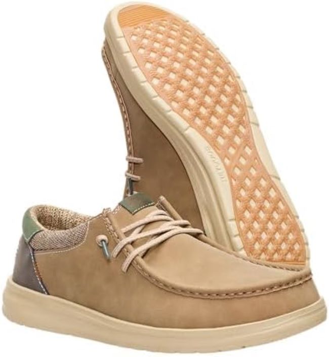 HEYDUDE Paul Lace-Up Loafers – lightweight comfortable men’s lace-up loafers designed for casual and relaxed daily wear.
