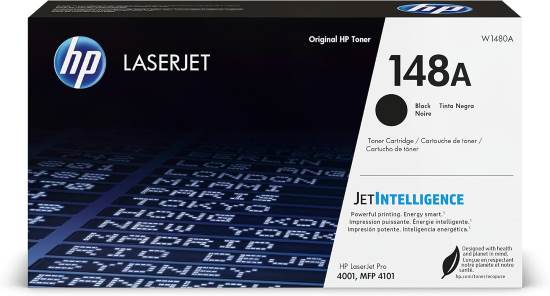 HP 148A Black LaserJet Toner Cartridge W1480A