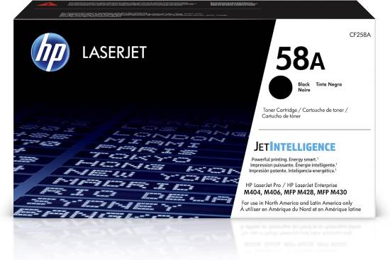 HP 58A CF258A Black Original Toner Cartridge