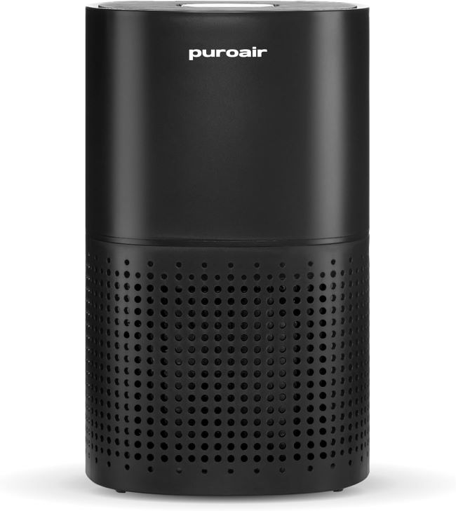 PuroAir 240 HEPA Air Purifier – quiet large-room purifier for home or bedroom, filters 99.9% of smoke, dust, pollen, and allergens up to 1,000 sq ft.