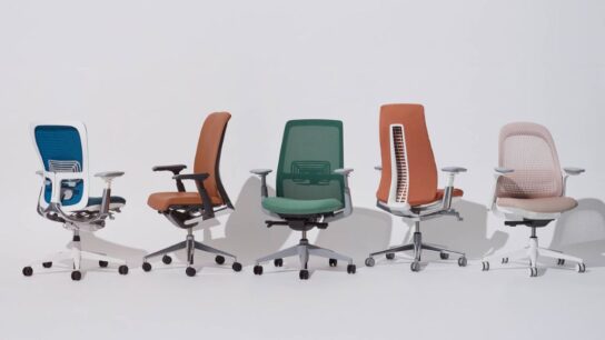 Ergonomic office chair with lumbar support designed for back pain relief