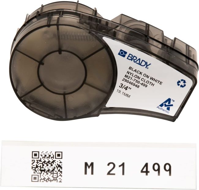 Brady Authentic multi-purpose nylon label tape for wire marking, general identification, and lab labeling applications