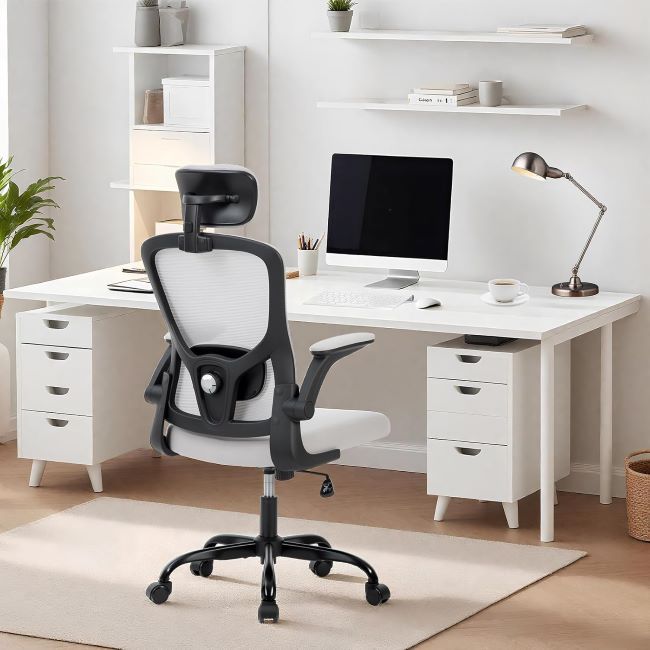 GarveeLife ergonomic desk chair designed for comfortable office seating with supportive backrest and adjustable workspace functionality
