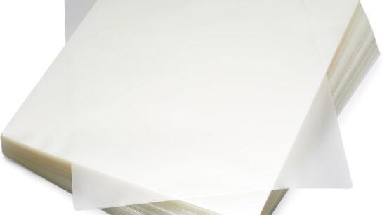 Amazon Basics thermal laminating sheets protecting documents in California
