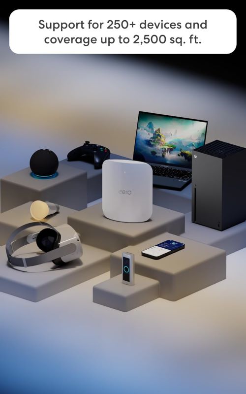 Affordable Amazon eero Max 7 Wi-Fi 7 mesh router for smart homes