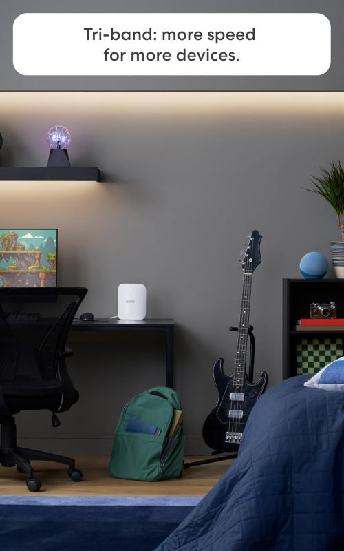 Amazon eero Pro 7 tri-band mesh router for gaming, streaming, and whole-home coverage