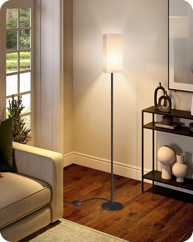 Modern GOEBLESON standing lamp for living rooms, bedrooms, and reading spaces