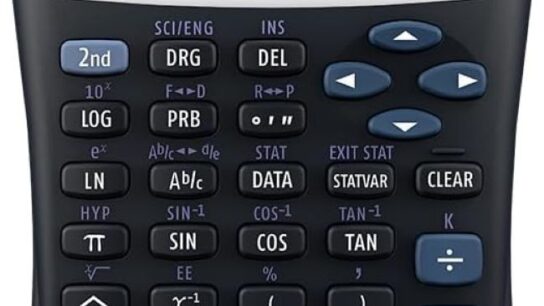 Texas Instruments TI-30XIIS scientific calculator used for math and science in Texas