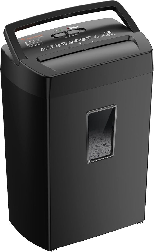 Bonsaii C275-A Cross-Cut Paper Shredder for home and office document disposal