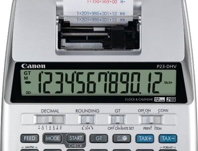 Canon P23-DHV-3 business calculator for daily accounting and calculations
