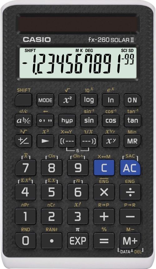Casio fx-260 Solar II Scientific Calculator with 10-digit display