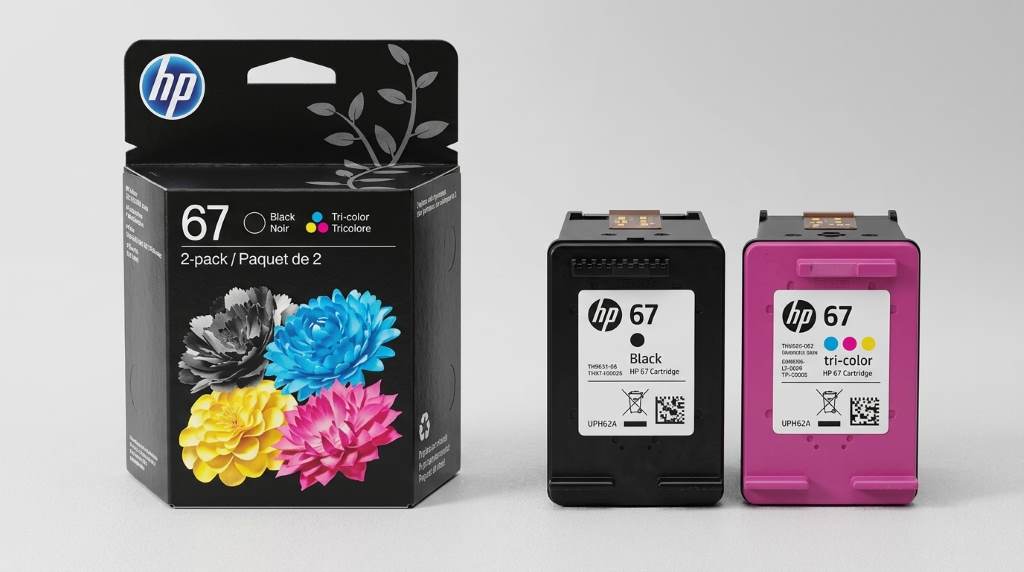HP 67 cartridge yield and printing value comparison