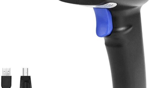 NETUM NT-1228BC wireless barcode scanner with Bluetooth and USB connectivity