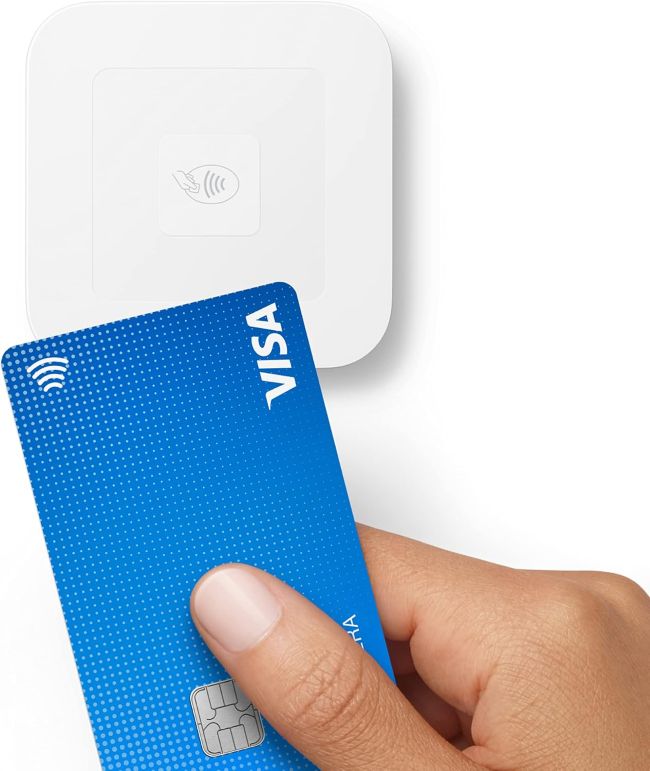 Square Contactless Reader for accepting contactless and mobile wallet payments