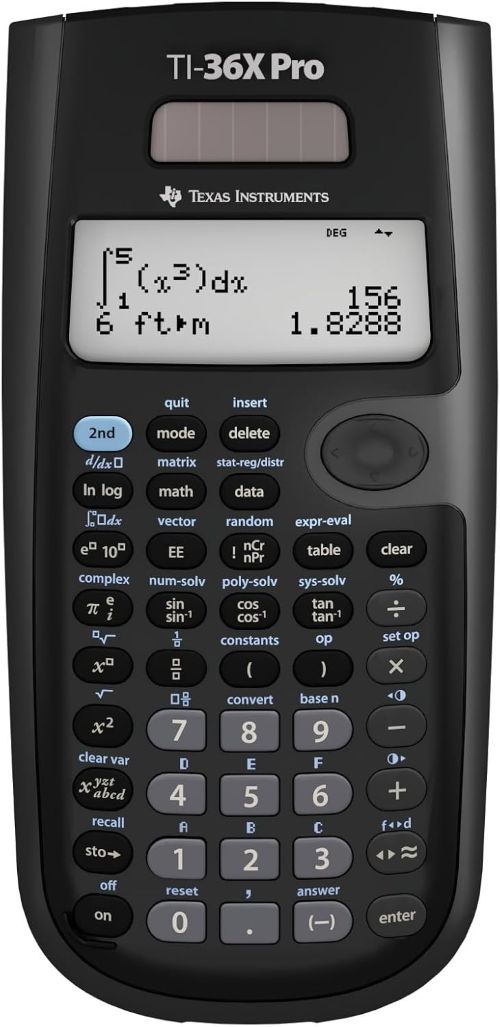 TI-36X Pro Engineering Calculator with advanced scientific functions