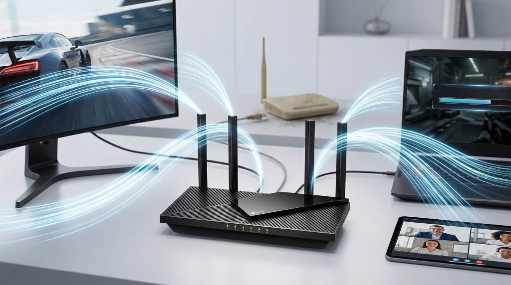 TP-Link Archer AX21 Gigabit Ethernet ports