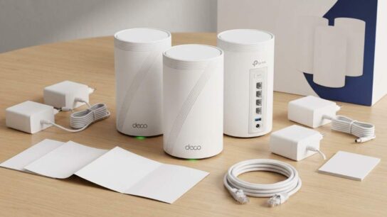 TP-Link Deco BE63 Wi-Fi 7 mesh system package contents