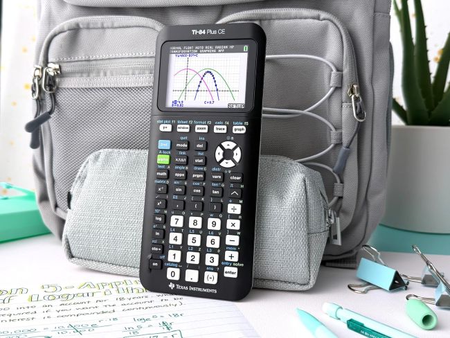 TI-84 Plus CE graphing calculator for high school and college math in Florida
