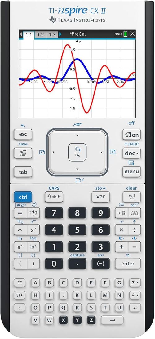 TI-Nspire CX II color graphing calculator for high school students in Washington