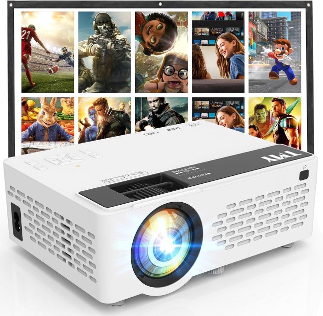 TMY 1080P Projector for home entertainment