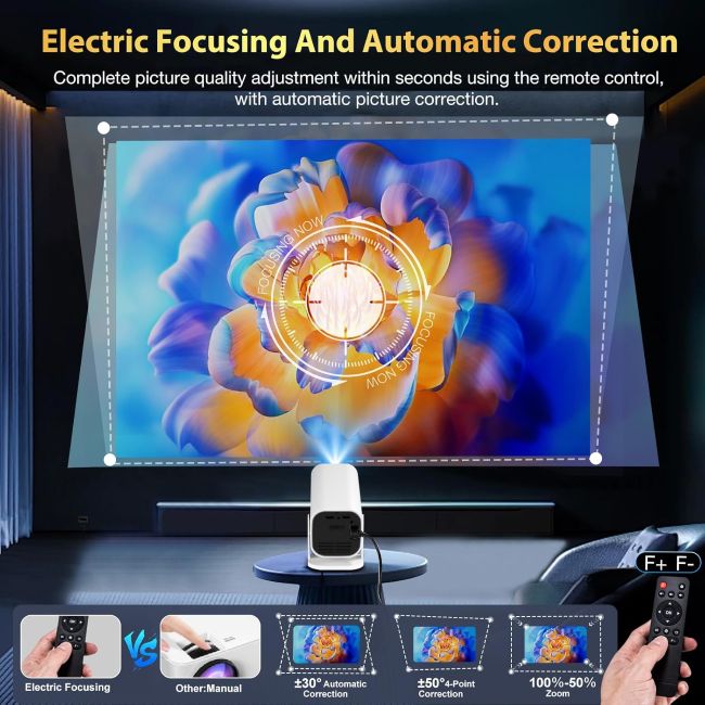 YGSKK Mini Projector for movies and indoor viewing