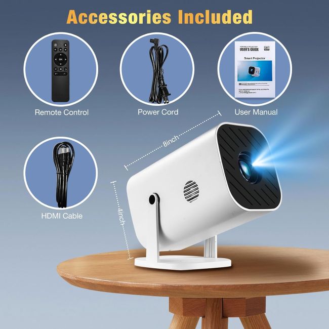 YGSKK compact projector for home entertainment