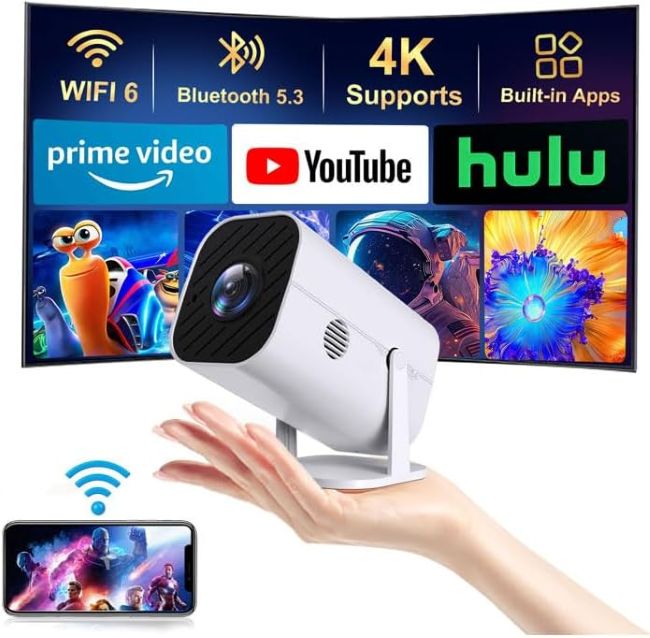 YGSKK Mini Projector with 1080P video support